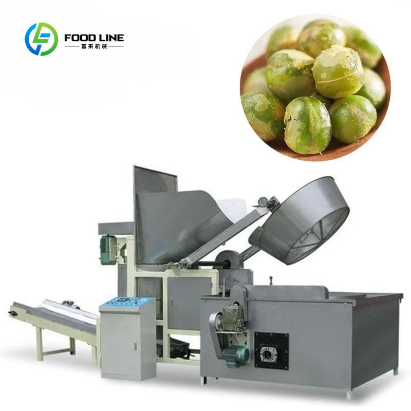 Food Energy Snacks - Customized Electric Heating Batched Frying Machine