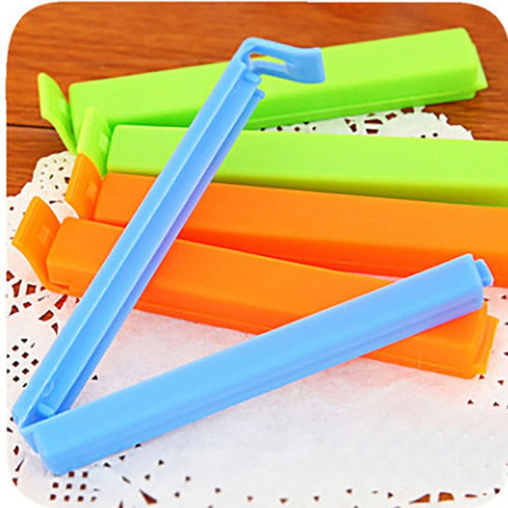 Snacks Food Labels - Reusable Plastic Food Bag Storage Clips