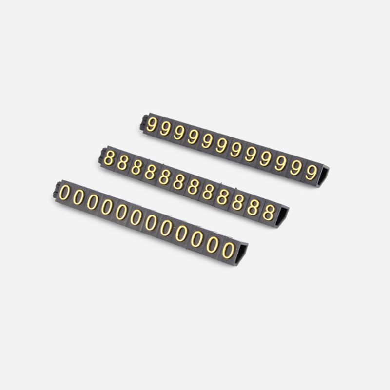 Snacks Food Labels - 5pcs Price Cubes Adjustable Letter Snap