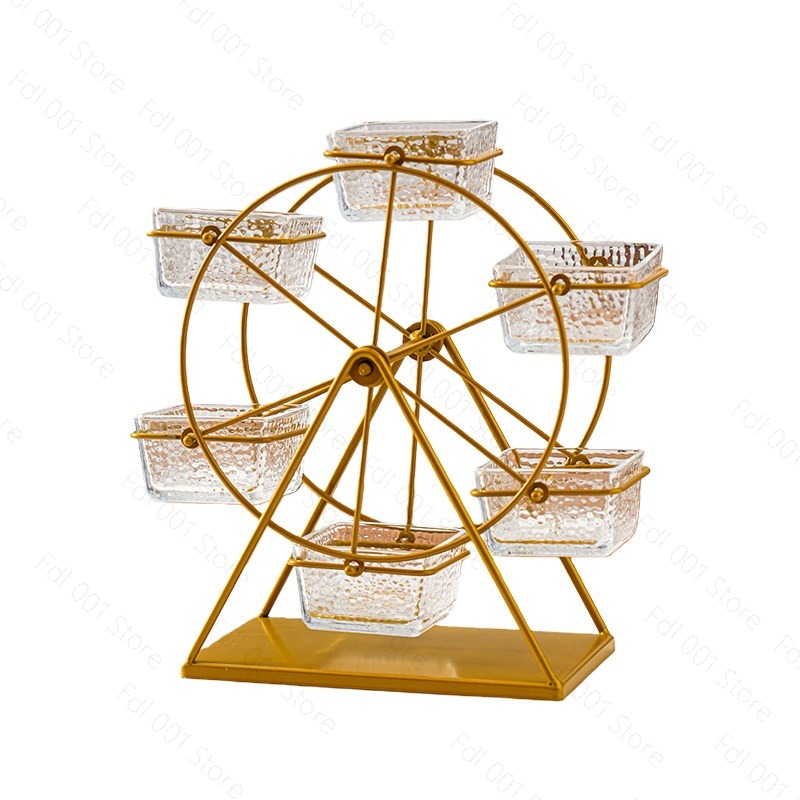 Food Snacks With Iron - Ferris wheel rotating fruit snack rack