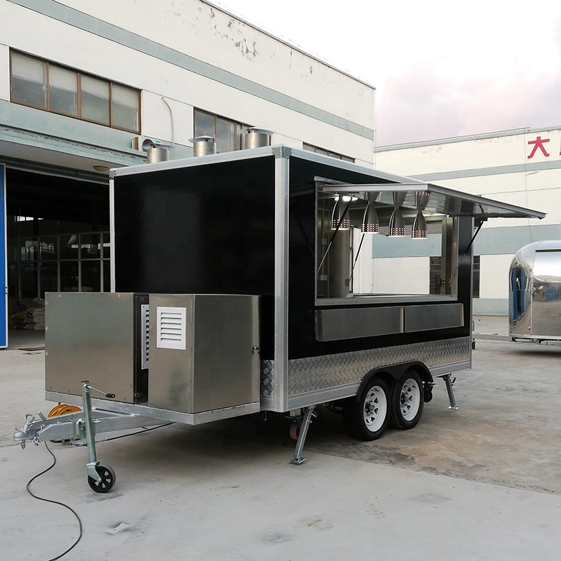 Square Type Food Trailer Custo - Food Energy Snacks review and price
