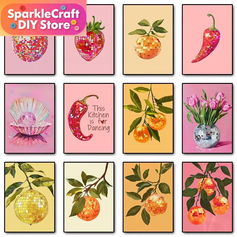 5D Diamond Painting Retro Tren - Fruit Roll Up review and price