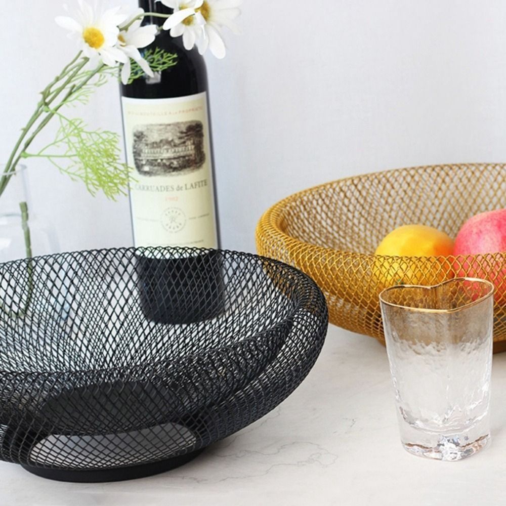 Black/Gold Iron Art Fruit Bask - Food Snacks With Iron review and price