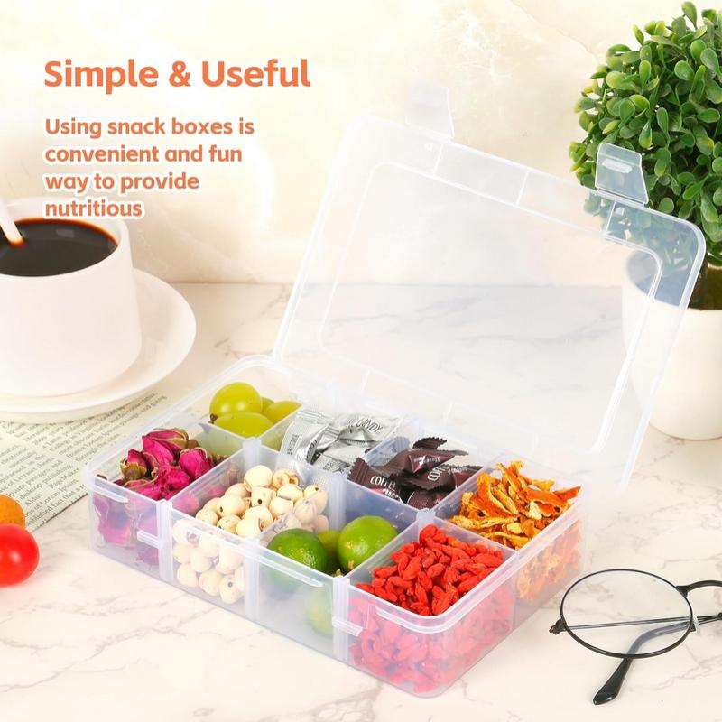 8 Grid Pill Case Snackle Box C - Food Snacks With Iron review and price