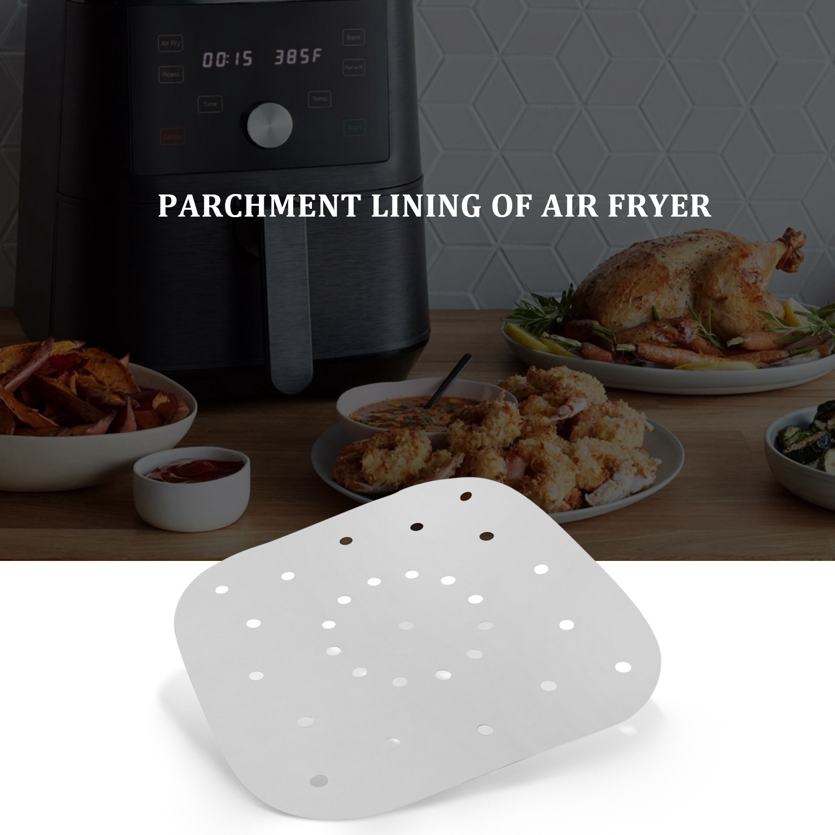 Air Fryer Parchment Paper Line - Philips Air Fryer Airfryer Xxl review and price