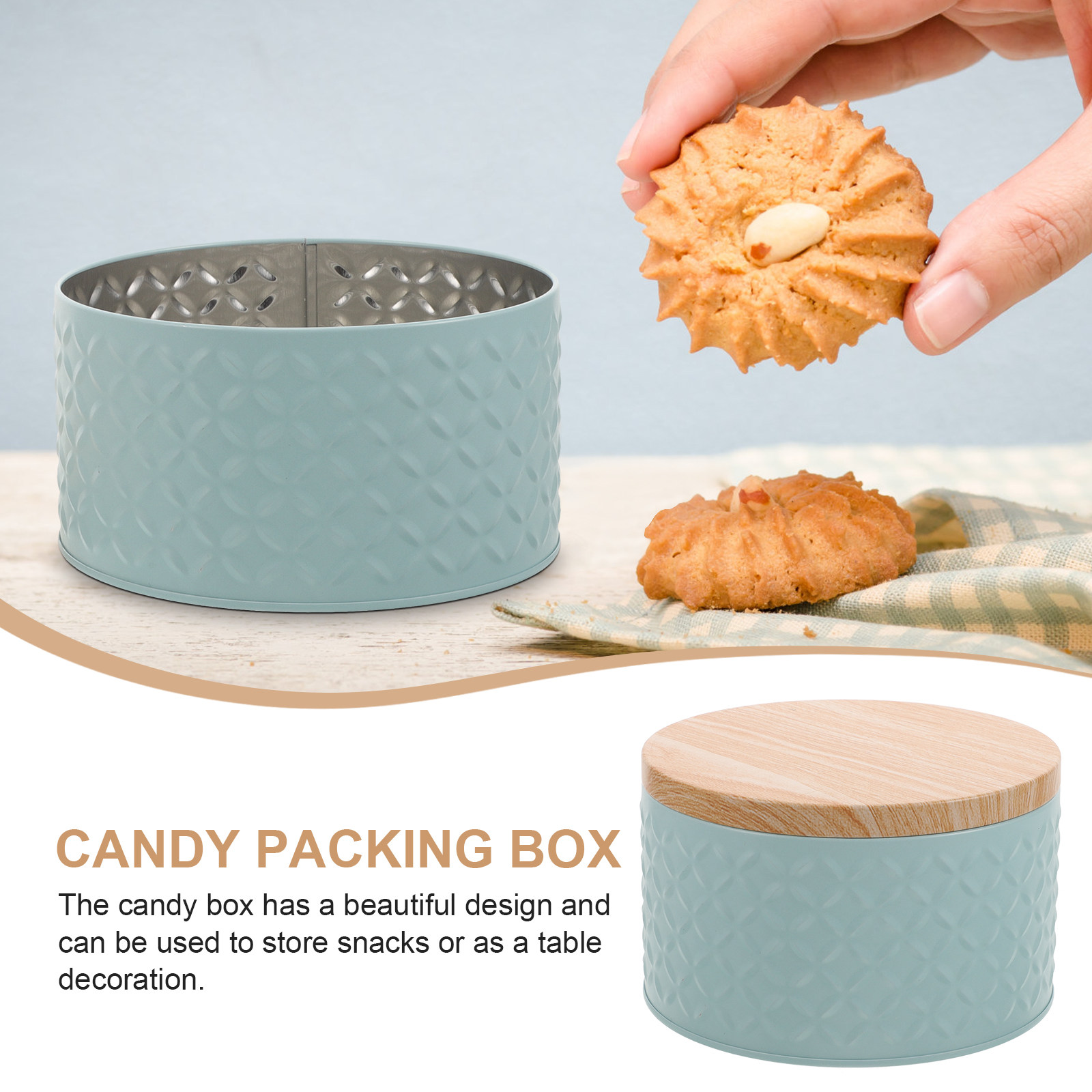 Small Iron Cookie Box with Lid - Food Snacks With Iron review and price