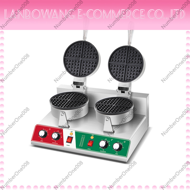 Rotating Waffle Maker Griddle  - Food Snacks With Iron review and price
