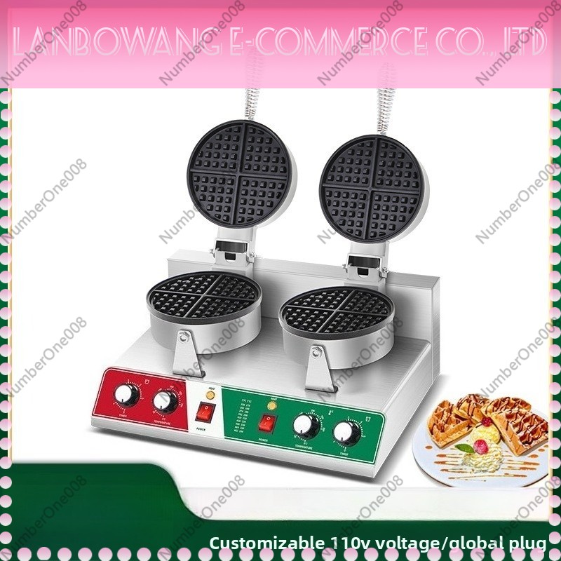 Rotating Waffle Maker Griddle  - Food Snacks With Iron review and price