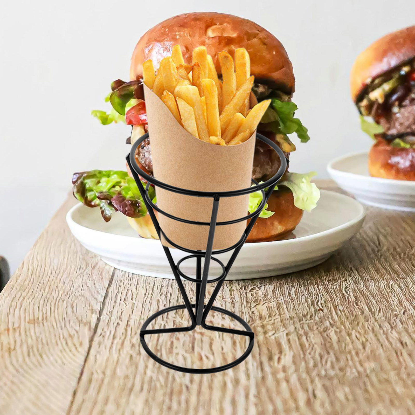 2Pcs French Fries Basket Iron  - Food Snacks With Iron review and price