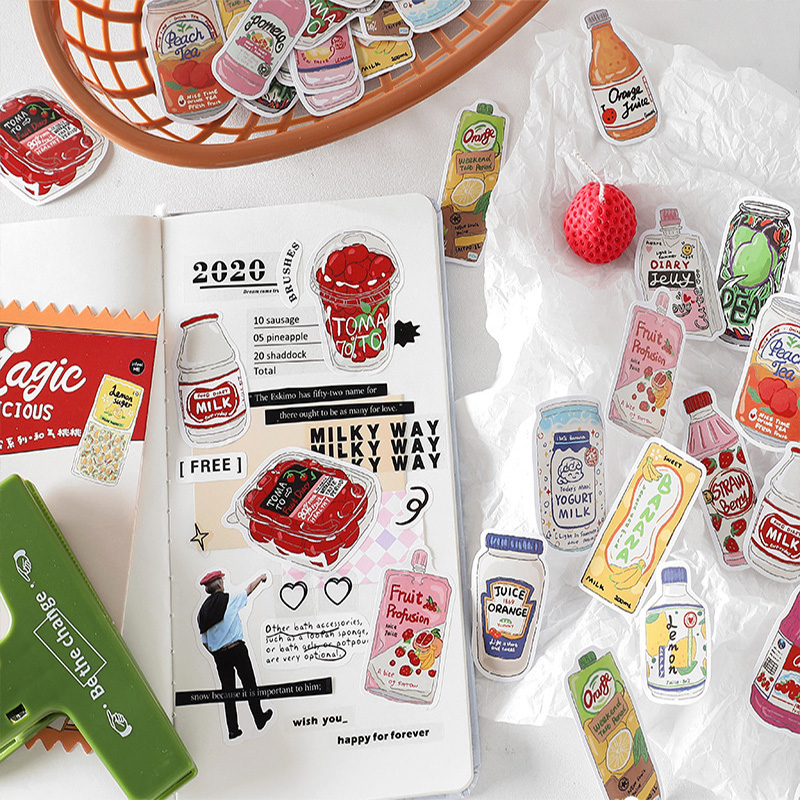 Cute Food Stickers Fast Food S - Snacks Food Labels review and price